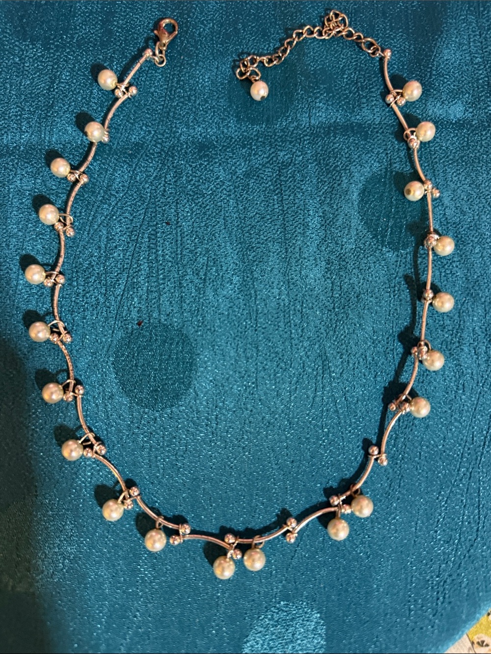 Delicate Gold Pearl Drop Necklace - Women's Jewelry